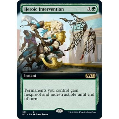 Heroic Intervention (Extended Art) (foil) | Core Set 2021