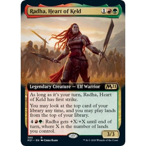 Radha, Heart of Keld (Extended Art) (foil) | Core Set 2021