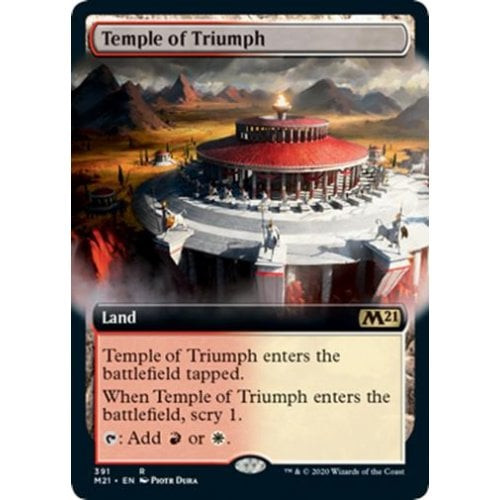 Temple of Triumph (Extended Art) (foil) | Core Set 2021