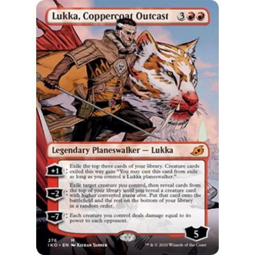 Lukka, Coppercoat Outcast (Borderless Planeswalker) (foil)