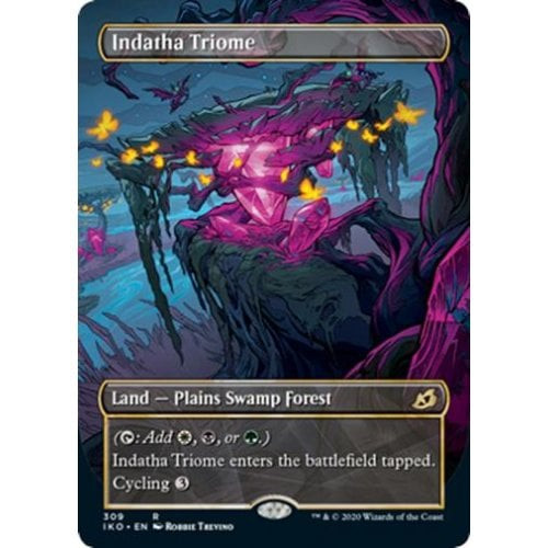 Indatha Triome (Showcase Frame) (foil) | Ikoria: Lair of Behemoths