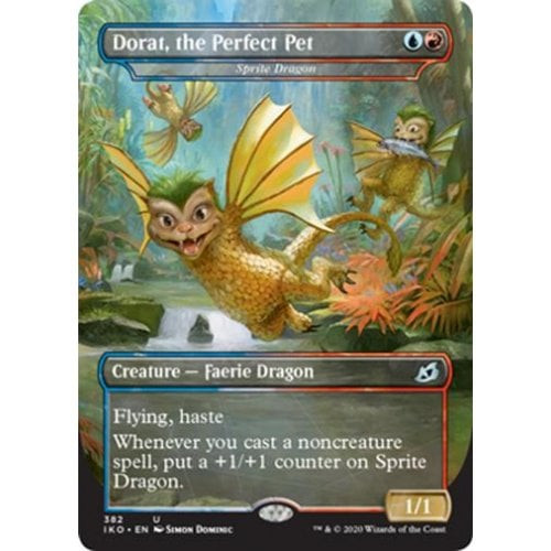 Sprite Dragon [Dorat, the Perfect Pet] (Monster Series) (foil) | Ikoria: Lair of Behemoths