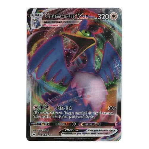 Shining Fates 055/072 Cramorant VMAX (Full Art)