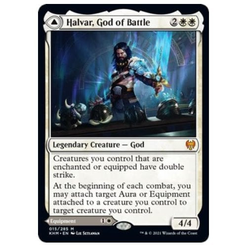 Halvar, God of Battle // Sword of the Realms (foil)