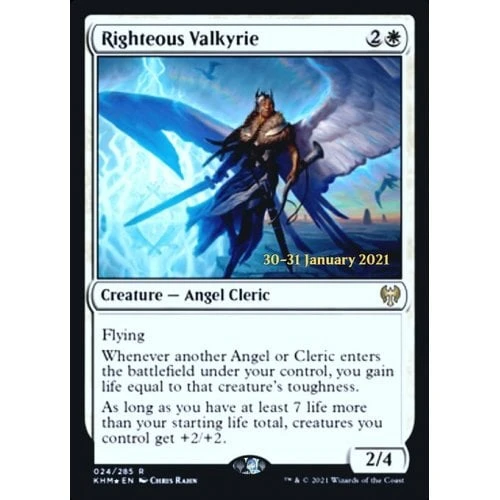 Righteous Valkyrie (Kaldheim Prerelease foil)