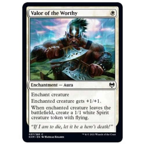 Valor of the Worthy (foil) | Kaldheim