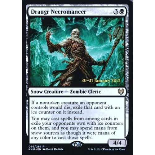Draugr Necromancer (Kaldheim Prerelease foil)