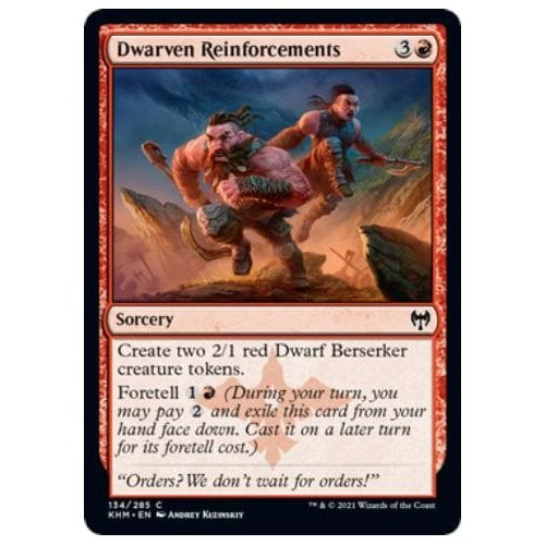 Dwarven Reinforcements (foil) | Kaldheim