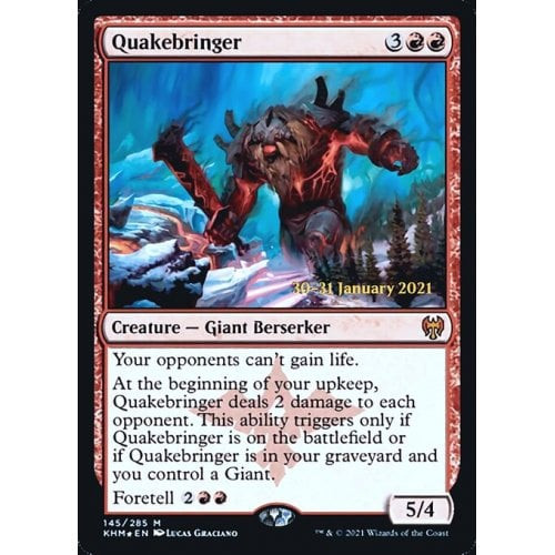 Quakebringer (Kaldheim Prerelease foil)