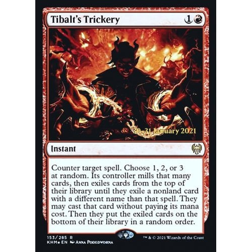 Tibalt's Trickery (Kaldheim Prerelease foil)
