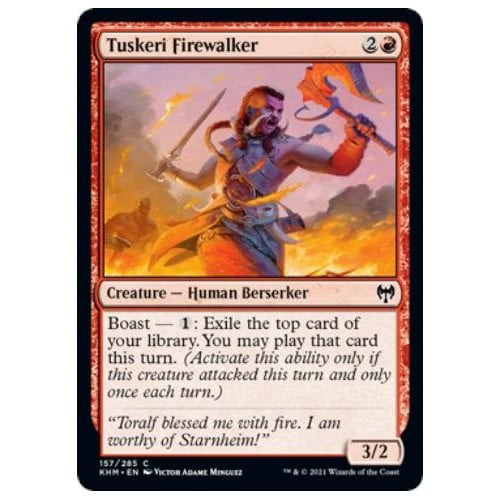Tuskeri Firewalker (foil) | Kaldheim