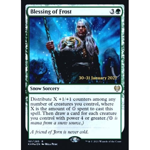 Blessing of Frost (Kaldheim Prerelease foil)