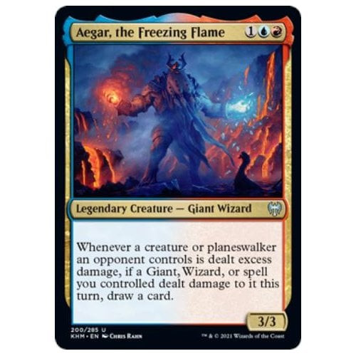 Aegar, the Freezing Flame (foil) | Kaldheim