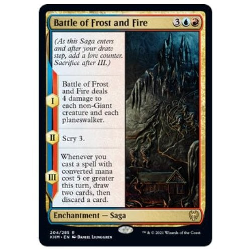 Battle of Frost and Fire (foil) | Kaldheim