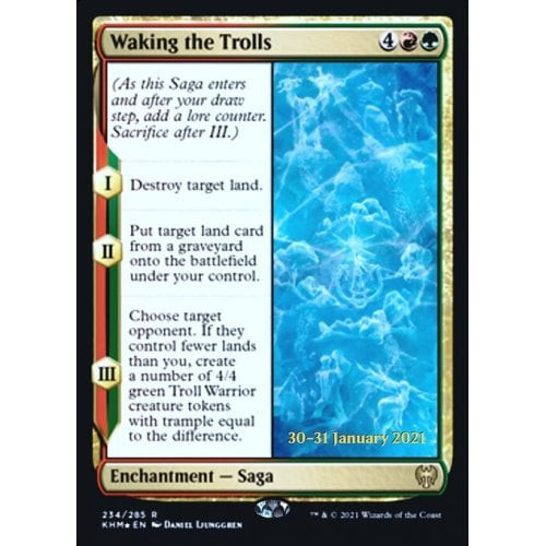 Waking the Trolls (Kaldheim Prerelease foil)