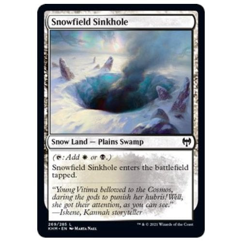 Snowfield Sinkhole (foil)