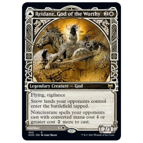 Reidane, God of the Worthy // Valkmira, Protector's Shield (Showcase Frame) (foil)