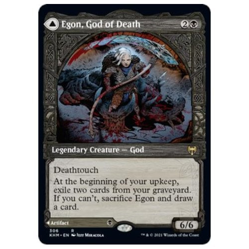 Egon, God of Death // Throne of Death (Showcase Frame) (foil)
