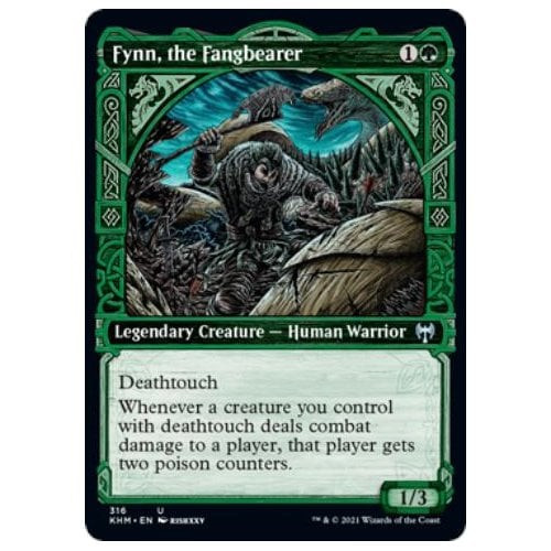 Fynn, the Fangbearer (Showcase Frame) (foil)