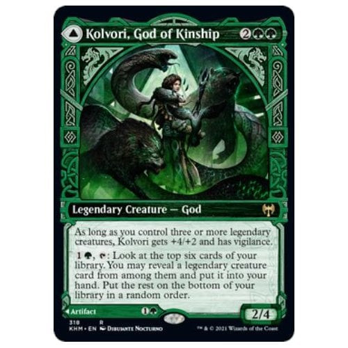 Kolvori, God of Kinship // The Ringhart Crest (Showcase Frame) (foil)