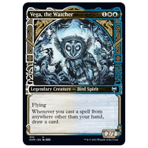 Vega, the Watcher (Showcase Frame) (foil) | Kaldheim