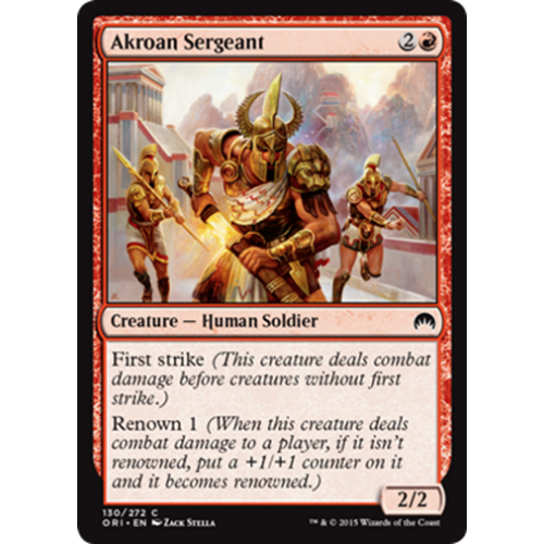 Akroan Sergeant (foil) | Magic Origins