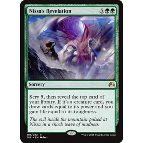 Nissa's Revelation (foil) | Magic Origins