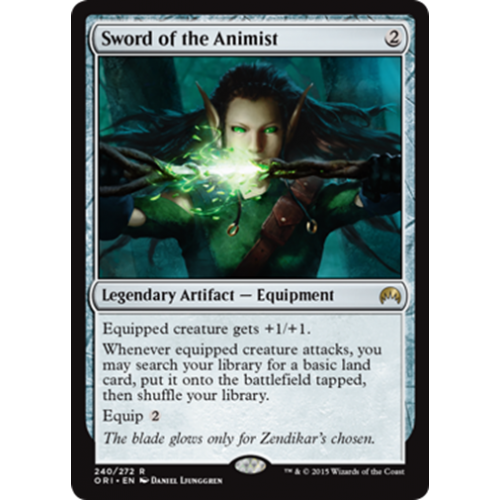 Sword of the Animist (foil) | Magic Origins