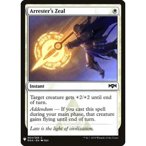 Arrester's Zeal