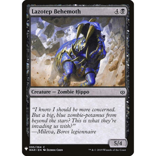 Lazotep Behemoth | Mystery Booster