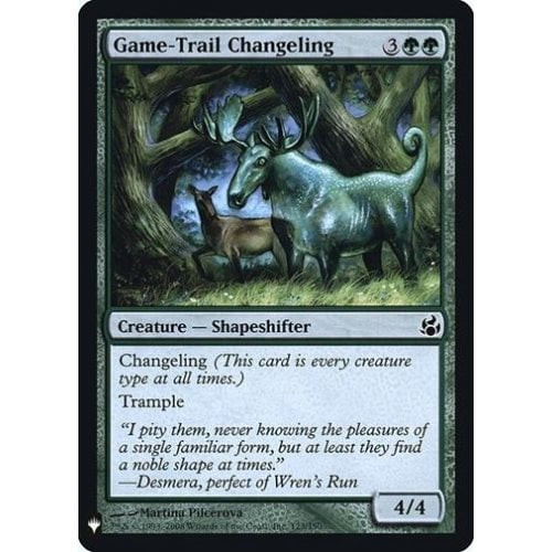 Game-Trail Changeling (foil)