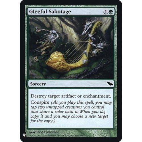 Gleeful Sabotage (foil)