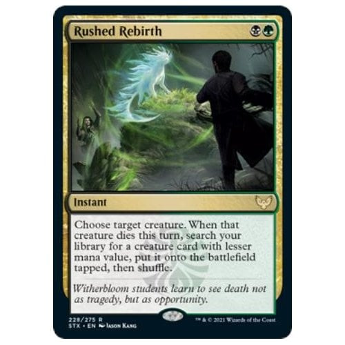 Rushed Rebirth