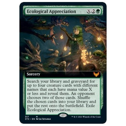 Ecological Appreciation (Extended Art) | Strixhaven: School of Mages