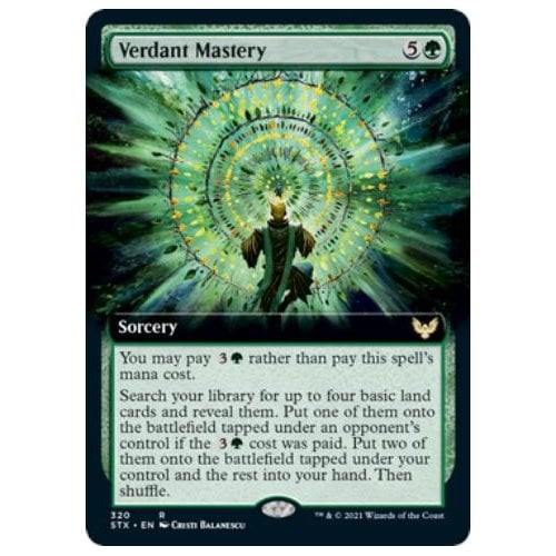 Verdant Mastery (Extended Art) | Strixhaven: School of Mages