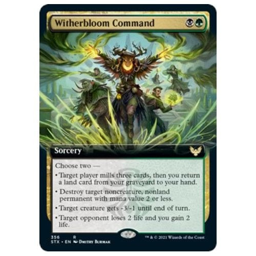 Witherbloom Command (Extended Art) | Strixhaven: School of Mages