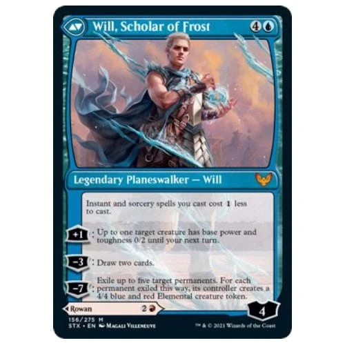 Rowan, Scholar of Sparks // Will, Scholar of Frost (foil)