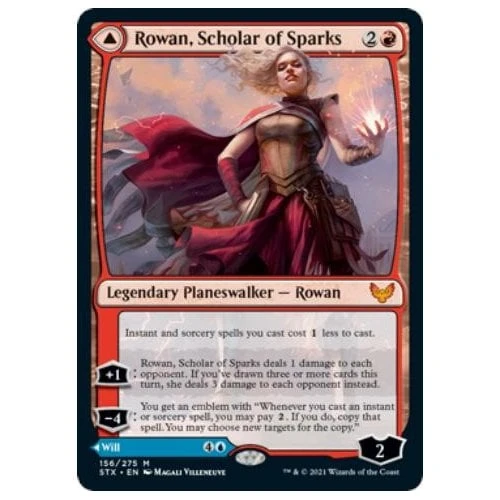 Rowan, Scholar of Sparks // Will, Scholar of Frost (foil)
