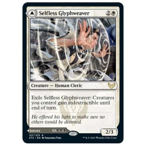 Selfless Glyphweaver // Deadly Vanity (foil)