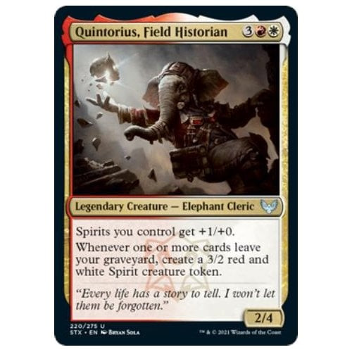 Quintorius, Field Historian (foil)