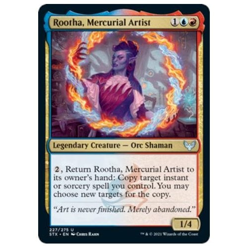 Rootha, Mercurial Artist (foil) | Strixhaven: School of Mages