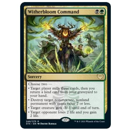 Witherbloom Command (foil) | Strixhaven: School of Mages