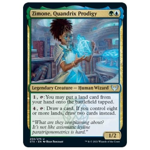 Zimone, Quandrix Prodigy (foil) | Strixhaven: School of Mages