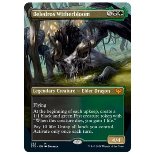 Beledros Witherbloom (Borderless Art) (foil)