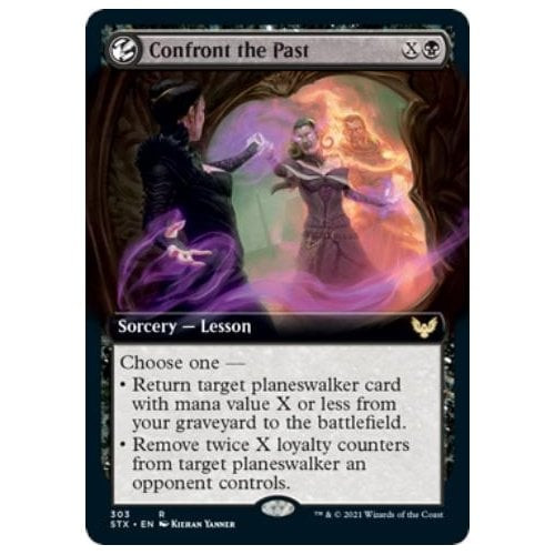 Confront the Past (Extended Art) (foil) | Strixhaven: School of Mages
