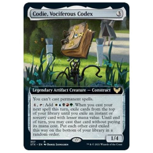 Codie, Vociferous Codex (Extended Art) (foil)