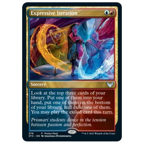 Expressive Iteration (Promo Pack foil) | Strixhaven: School of Mages