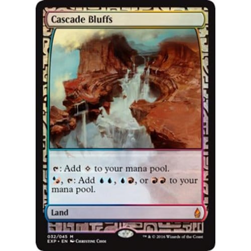 Cascade Bluffs (Zendikar Expeditions Full Art foil) | Masterpiece Series - Zendikar Expeditions