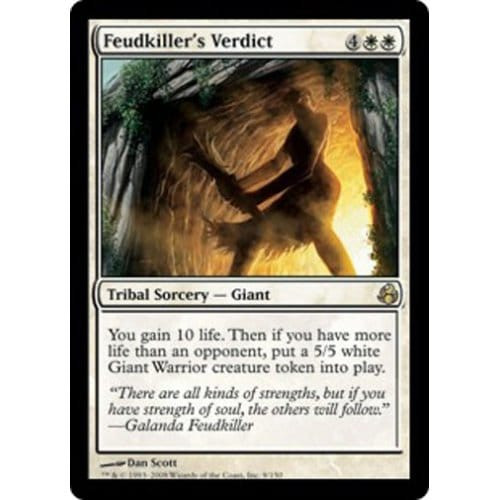 Feudkiller's Verdict  (foil) - Condition: Mint / Near Mint | Morningtide