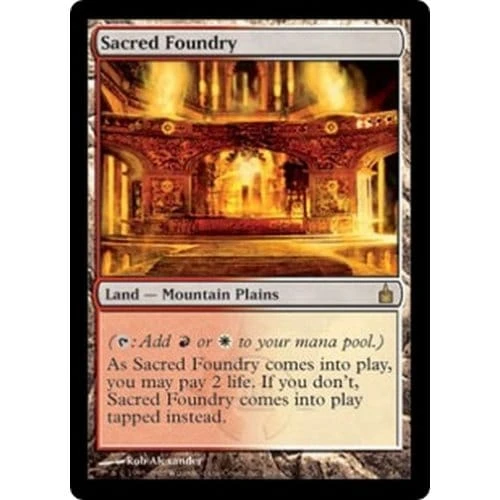 Sacred Foundry (foil) - Condition: Mint / Near Mint